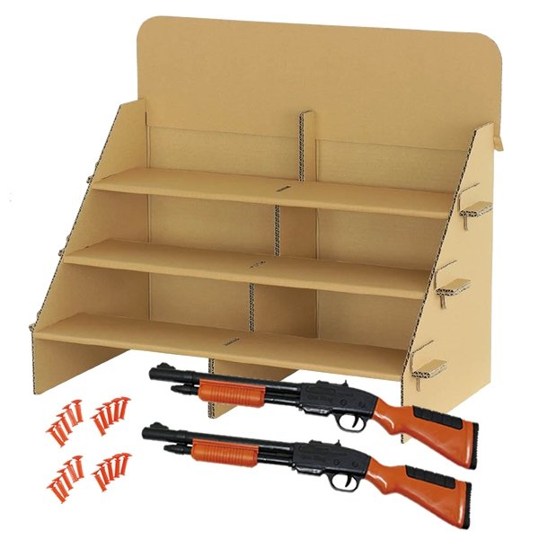 画像1: ダンボール製射的什器組立セット (1)