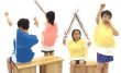 画像3: お遊戯・ダンス　簡易ポンチョ　10枚セット　高学年用 (3)