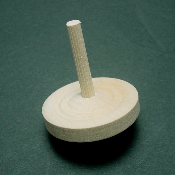 画像1: 木製手回し駒 (1)