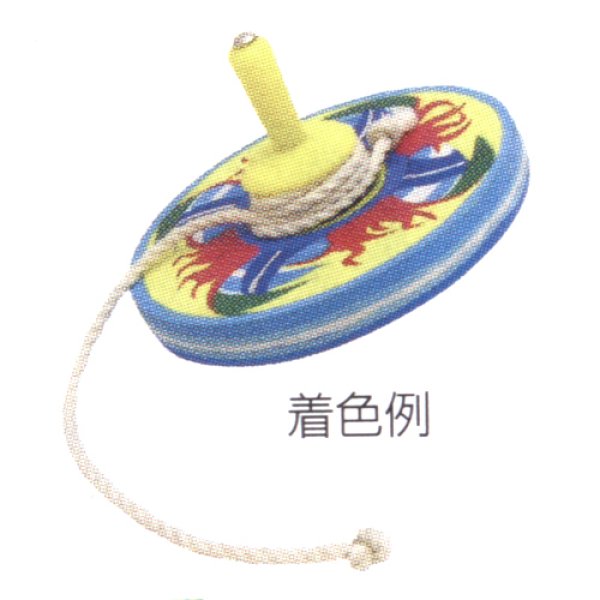 画像2: 木製糸引き駒 大 (2)