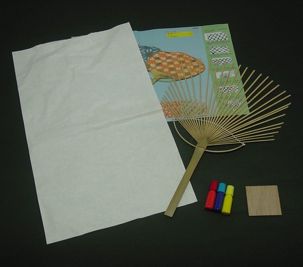 画像4: 工作キット 手作りうちわ まとめ買い25セット (4)