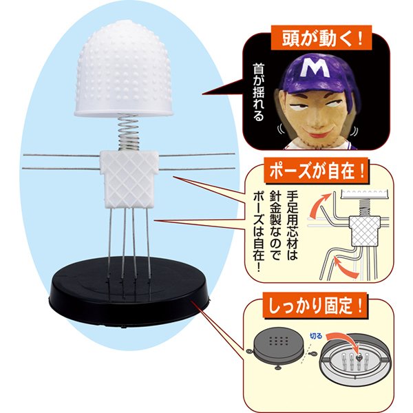 画像3: 工作キット 手作り首振り人形 (3)