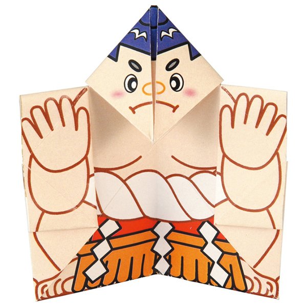 画像4: 工作折り紙 紙相撲 (4)