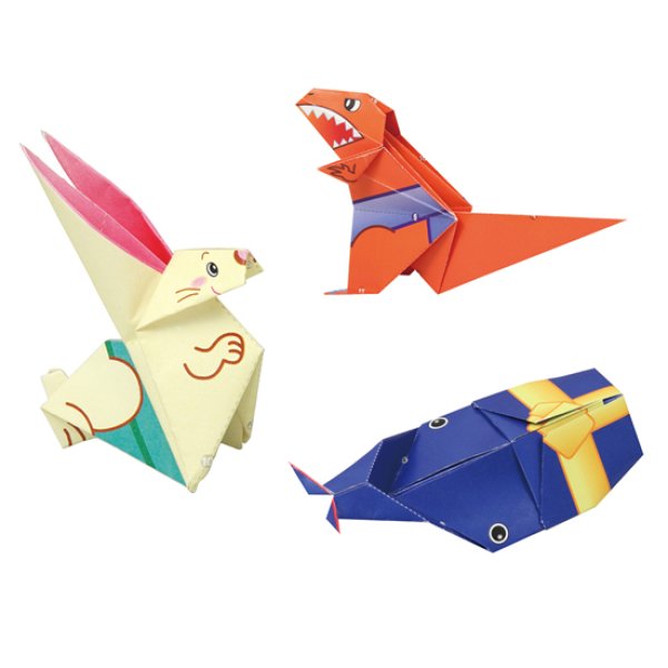 画像5: 工作折り紙 紙相撲 (5)