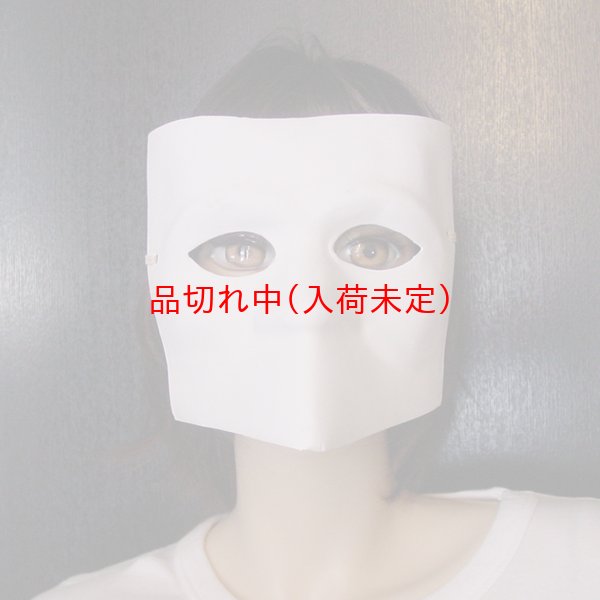 画像2: 大人用　マスク　白の仮面 (2)