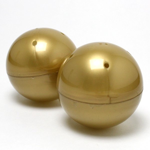 画像3: 空カプセル　75mm　金　100ヶセット (3)