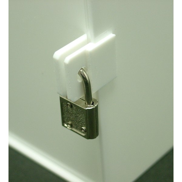 画像4: 応募箱　アクリル　縦長　白　鍵付 (4)