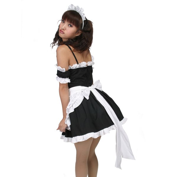 画像3: 大人用 コスプレ メイド服 セクシー (3)