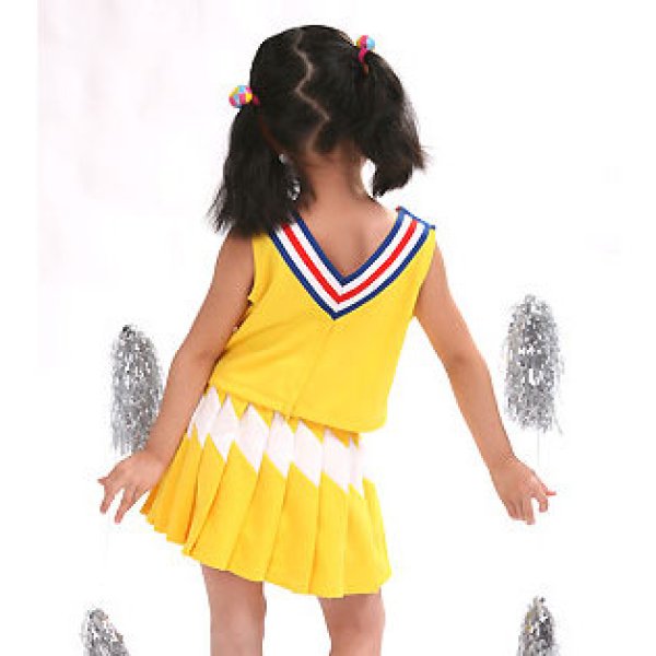 画像4: 子供コスチューム チアガール (4)