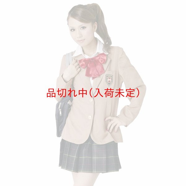 画像2: 大人用 コスプレ 女子高生 ブレザー マロン (2)