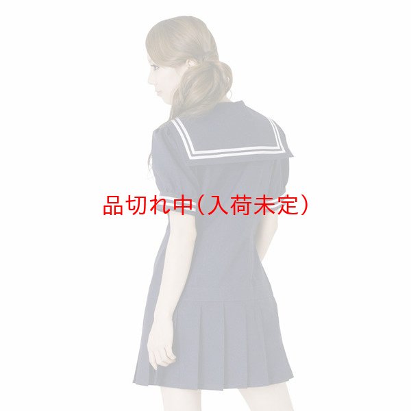 画像3: 大人用　コスプレ　紺セーラー服 (3)