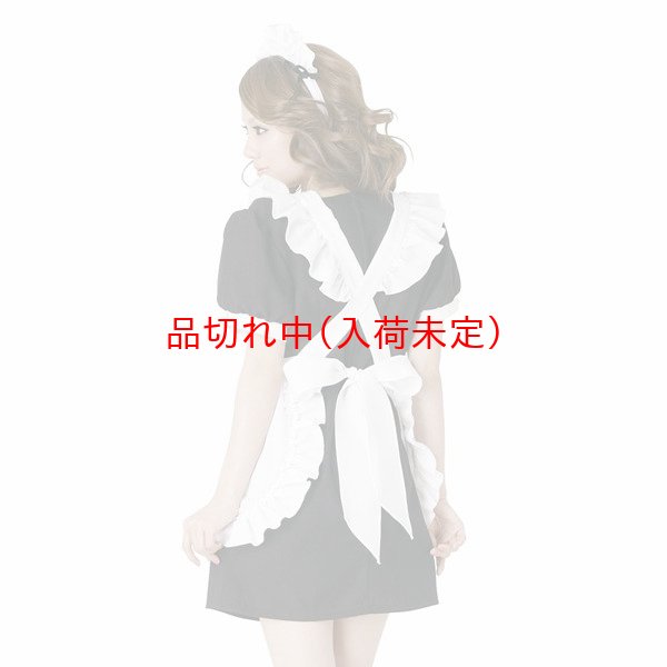 画像3: 大人用　コスプレ　メイド服　ハートエプロン (3)