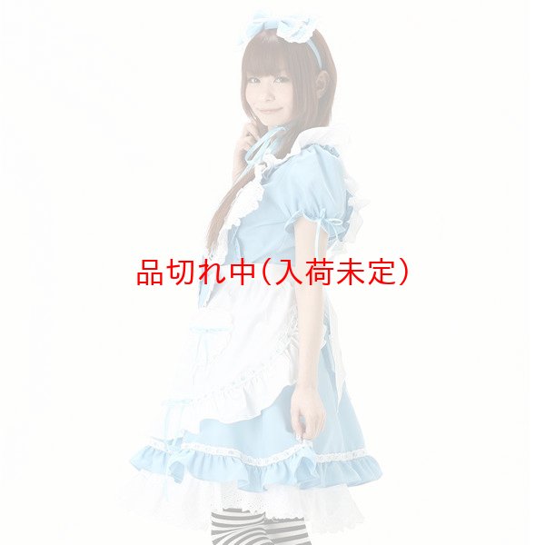 画像2: 大人用 コスプレ ロリータ ブルー (2)