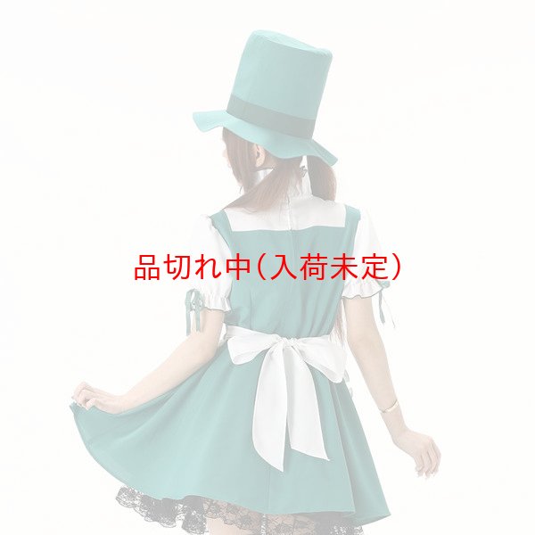 画像2: 大人用　コスプレ　メイド服　シルクハット (2)