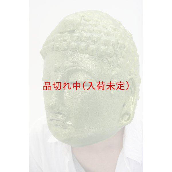 画像2: 大人用　リアルゴムマスク　大仏 (2)