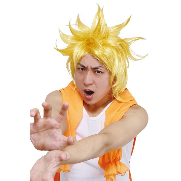 画像4: 大人用　かつら　チャラ男 (4)