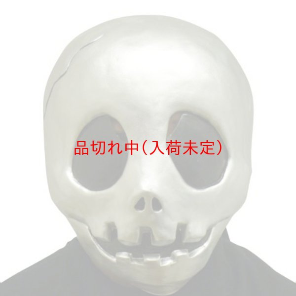 画像5: 大人用　リアルゴムマスク　ガイコツ (5)