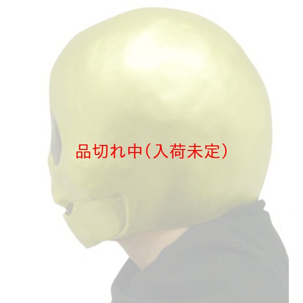 画像3: 大人用　リアルゴムマスク　ガイコツ (3)