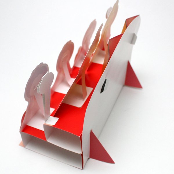 画像5: ペーパークラフト(型抜き) ひな人形 (5)