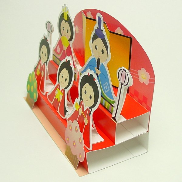 画像5: ペーパークラフト ひな人形 (5)