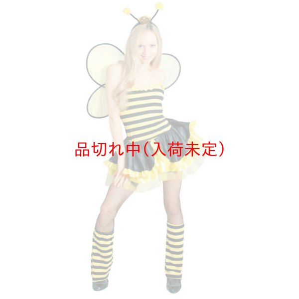 画像1: 大人用　コスプレ　みつばち (1)
