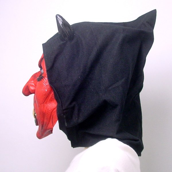 画像4: 大人用　節分　悪魔のリアルマスク (4)