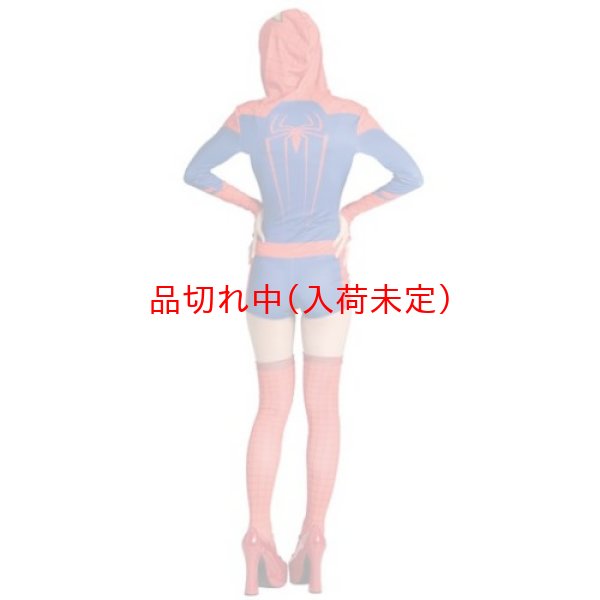 画像2: 大人用　コスチューム　スパイダーガール (2)