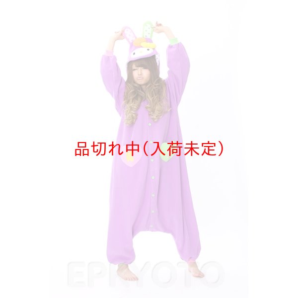 画像4: 大人用　キャラスーツ　うさぎキティ　ビビット (4)