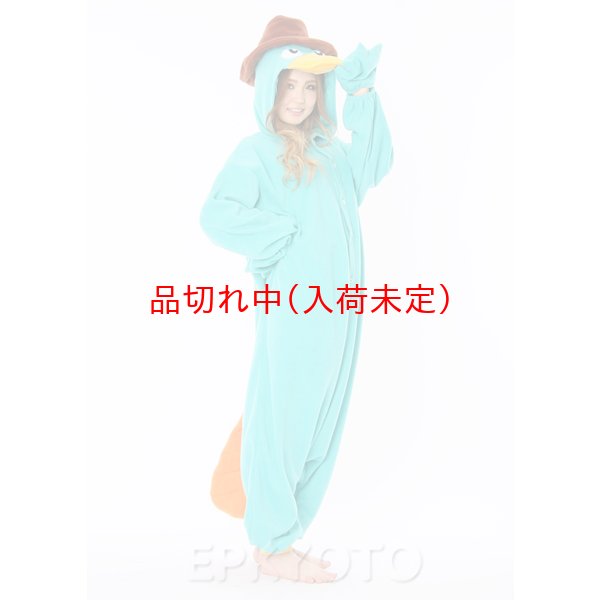 画像3: 大人用　キャラスーツ　エージェントP (3)