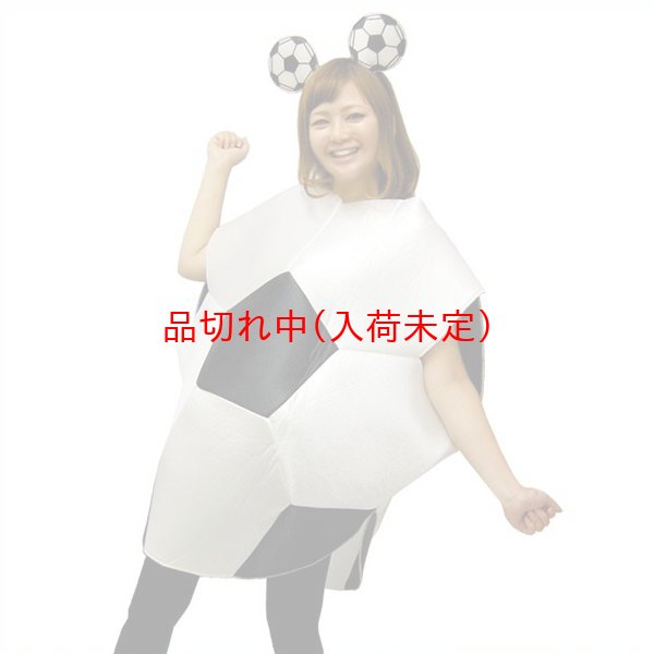 画像4: 大人用　コス着ぐるみ　サッカーボール (4)