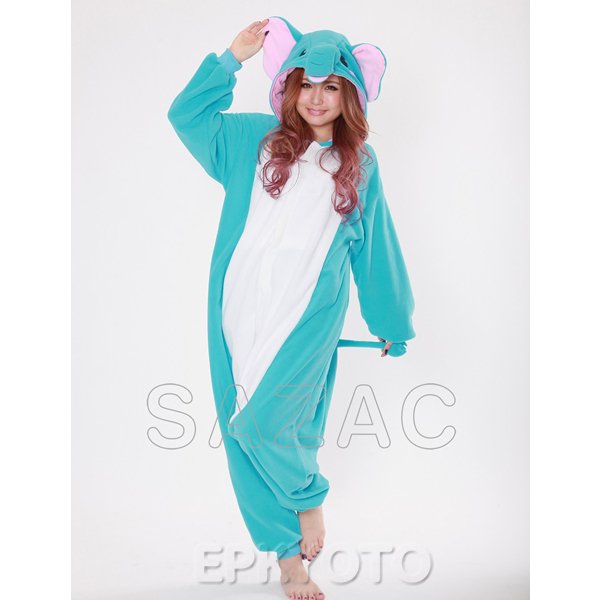 画像2: 大人用　動物スーツ　ゾウ (2)