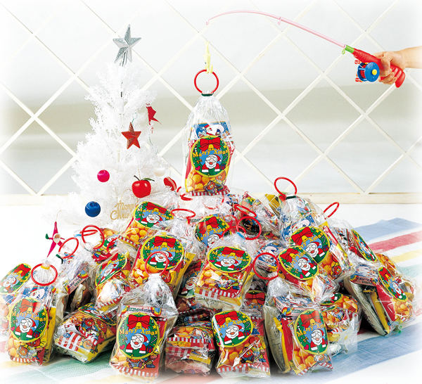 お菓子釣り クリスマス玩具 お菓子 60人用 季節の商品 クリスマスグッズ 景品 子供用 Com イベント用品とパーティーグッズの通販