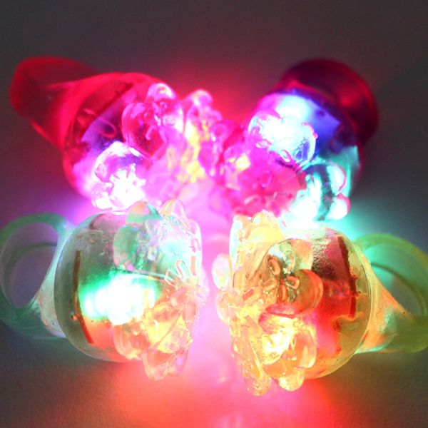 光る指輪　光るリング　フラッシュリング　おもちゃの指輪　6個