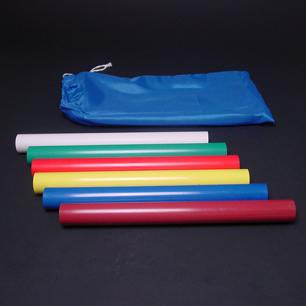 リレーバトン 6本セット 運動会用品 競技種目用品 子供用 Com イベント用品とパーティーグッズの通販