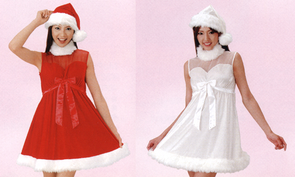 大人用 サンタドレス ワンピース シースルー 季節の商品 クリスマスコスチューム 子供用 Com イベント用品とパーティーグッズの通販