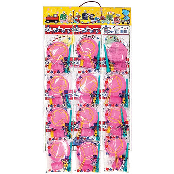 お一つどうぞ　台紙付きシャボン玉　12ヶ
