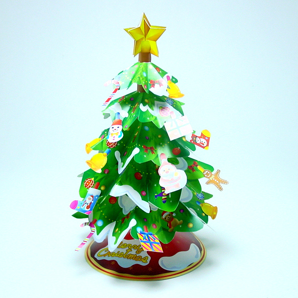 ペーパークリスマスツリー作りキット グリーン 季節の商品 クリスマスグッズ 景品 子供用 Com イベント用品とパーティーグッズの通販